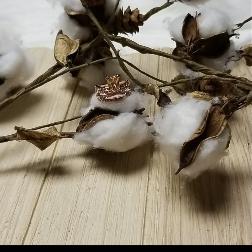 🔥🔥BACK IN STOCK🔥🔥Sparkling Morganite Women's Rose Gold Plated Winding Ring - Picture 15 of 16